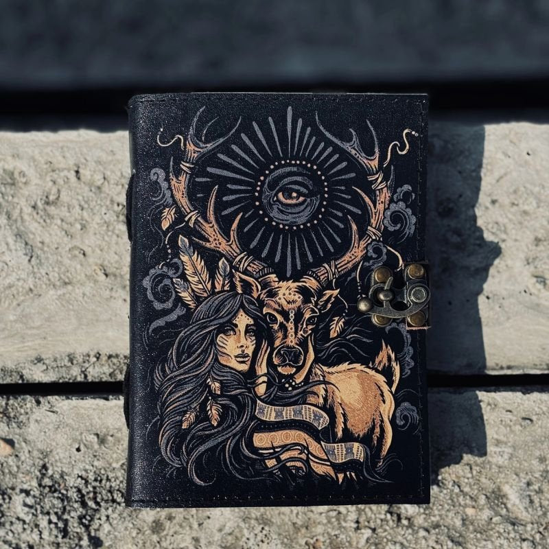 Forest Oracle Leather Journal image 0