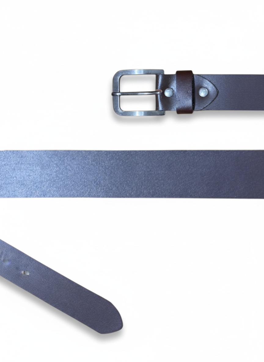 Classic Brown Leather Belt image 1