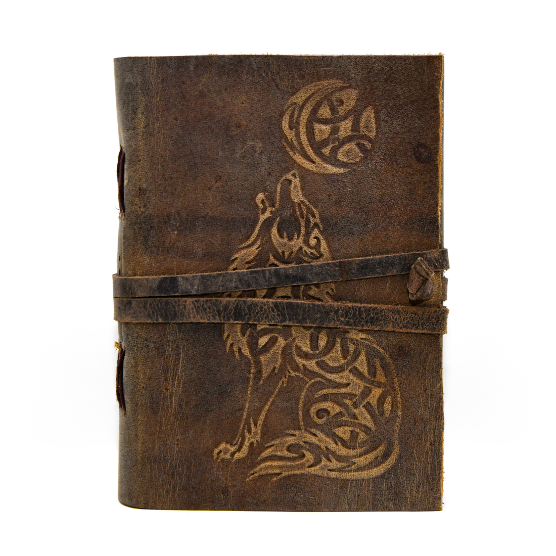Howling Wolf Leather Journal image 0