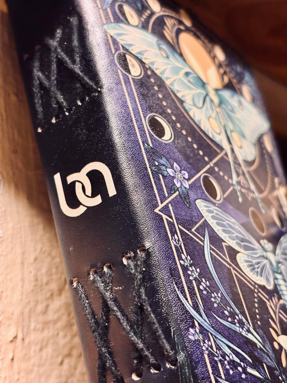 Celestial Moth Leather Journal image 3