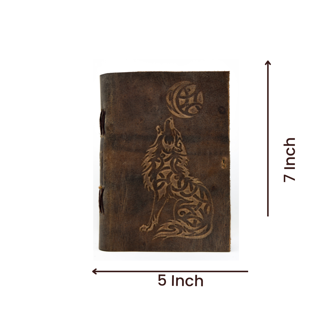 Howling Wolf Leather Journal image 3