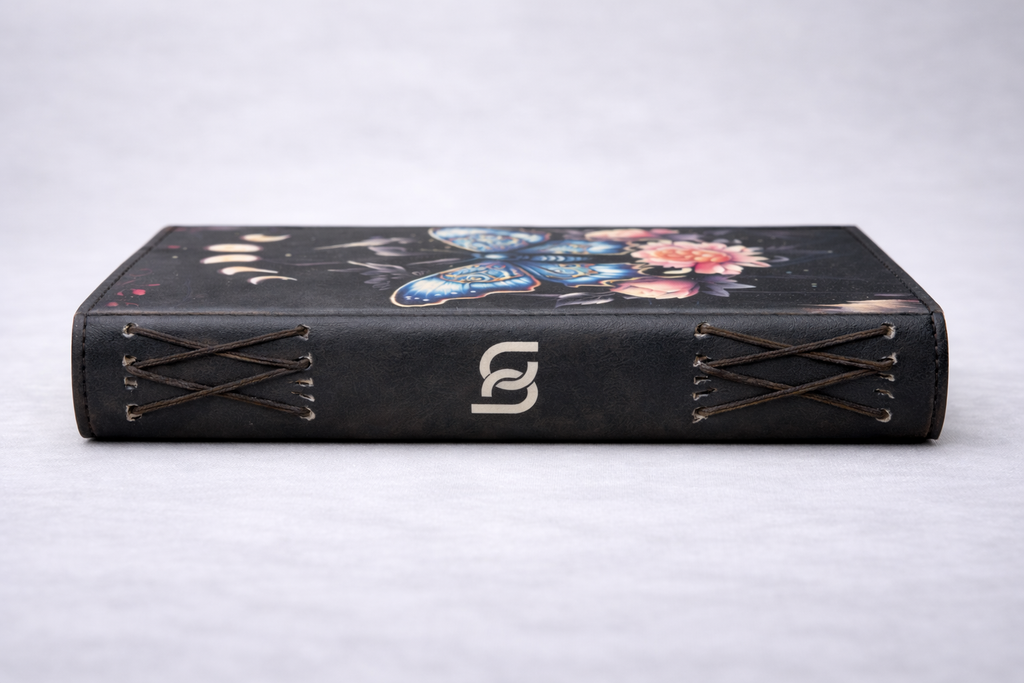 Midnight Butterfly Leather Journal image 4