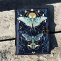 Celestial Moth Leather Journal image 0