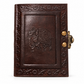 Royal Elephant Embossed Leather Journal