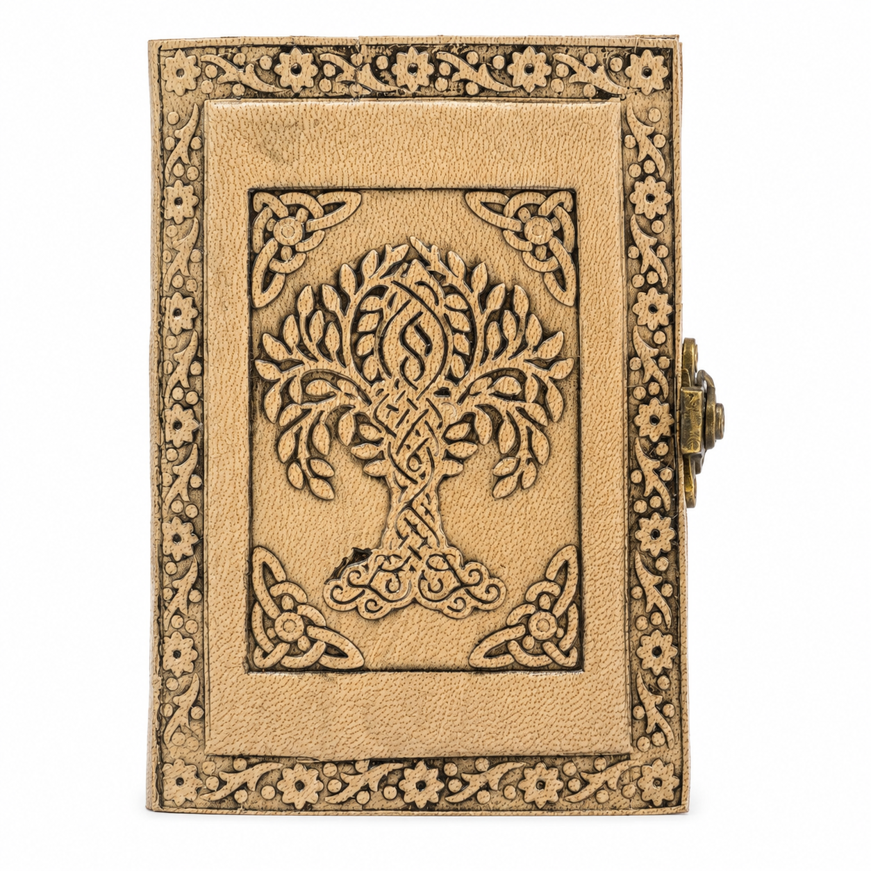 Celtic Tree of Life Leather Journal