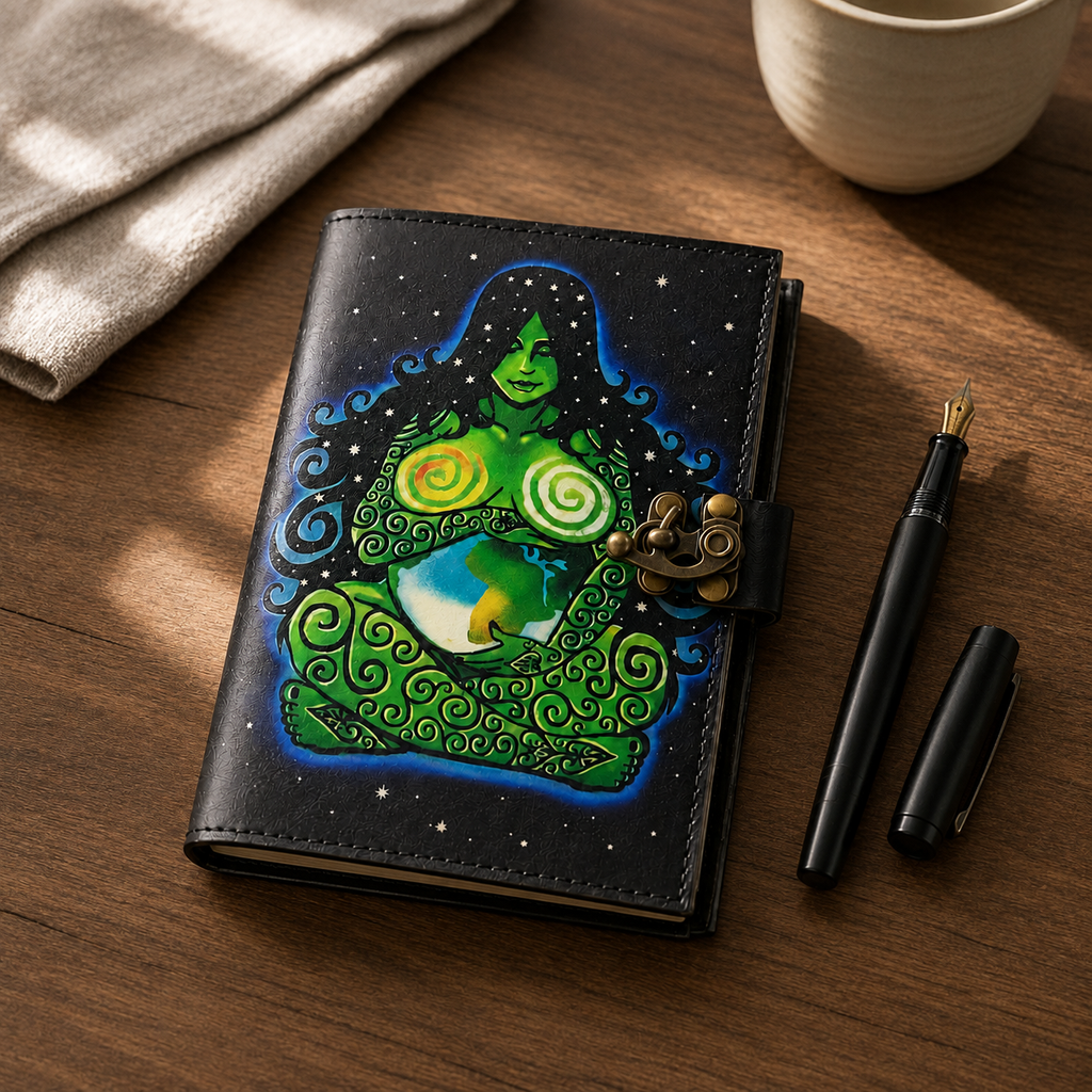 Gaia’s Embrace Leather Journal