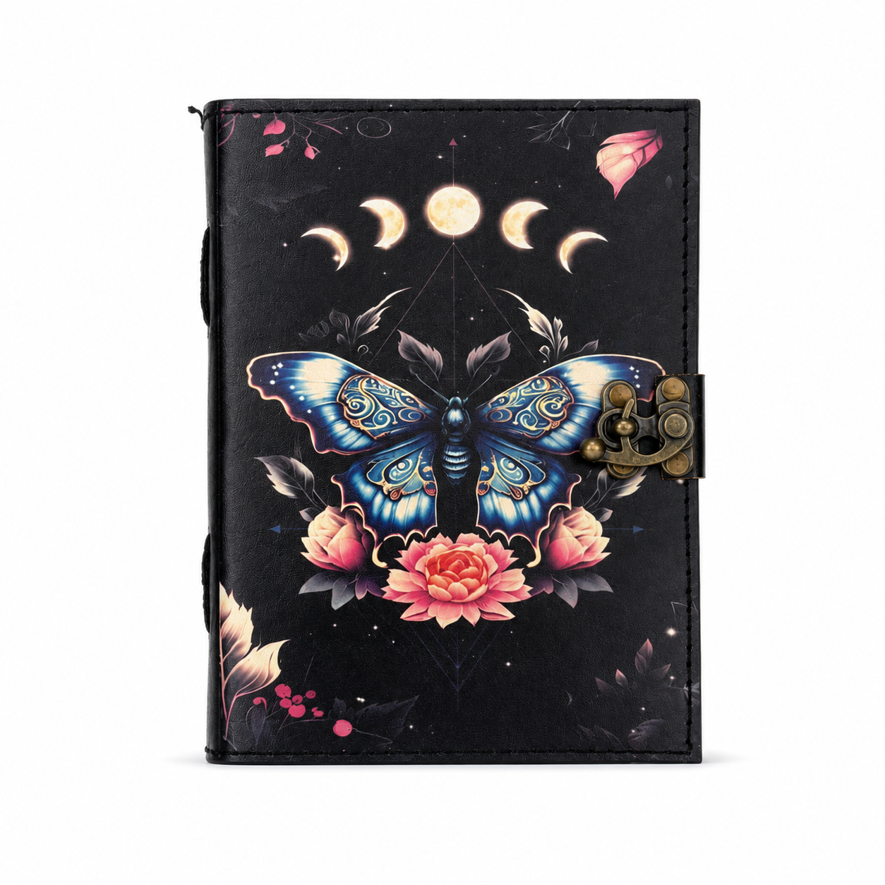 Midnight Butterfly Leather Journal