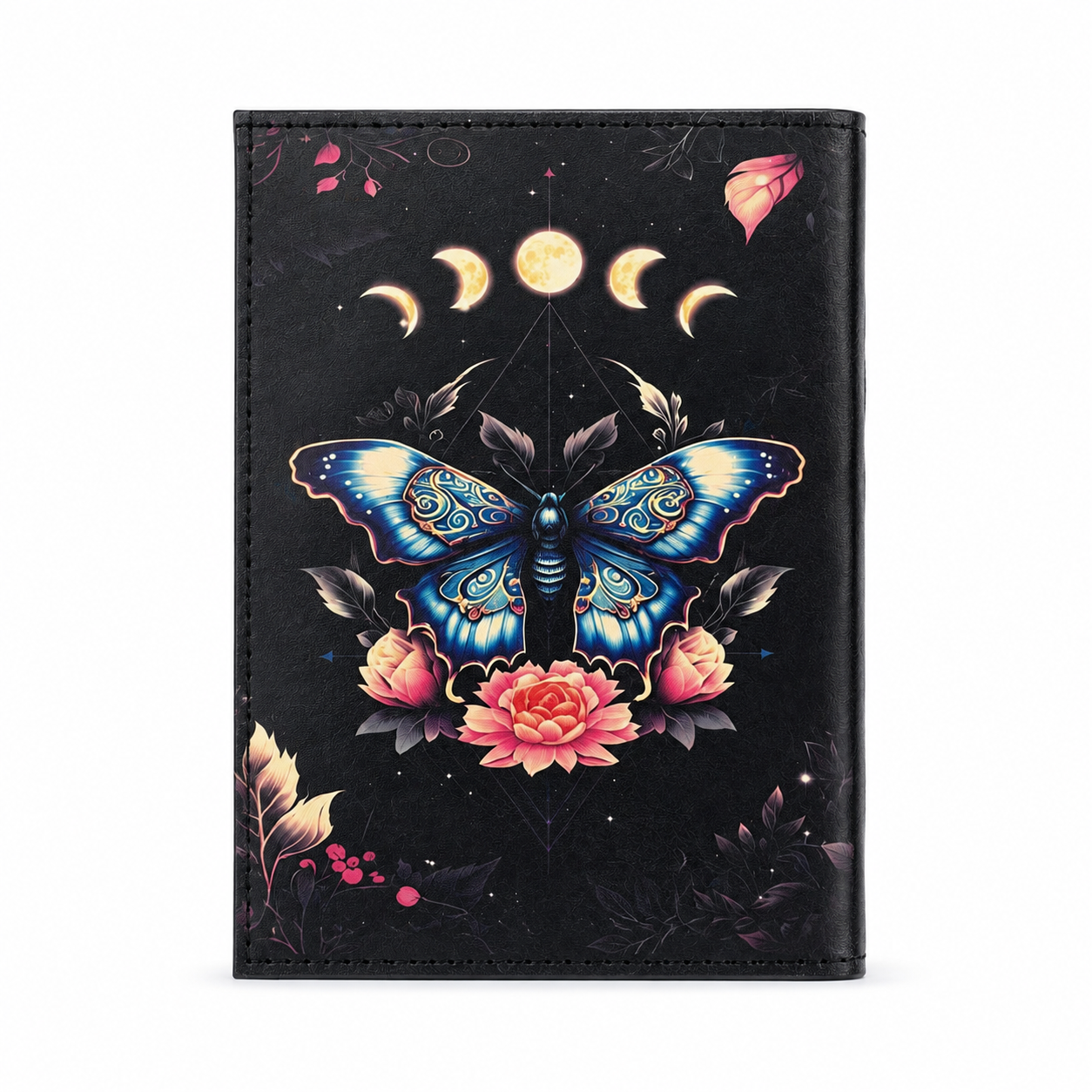 Midnight Butterfly Leather Journal