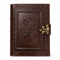 Eternal Rose Embossed Leather Journal