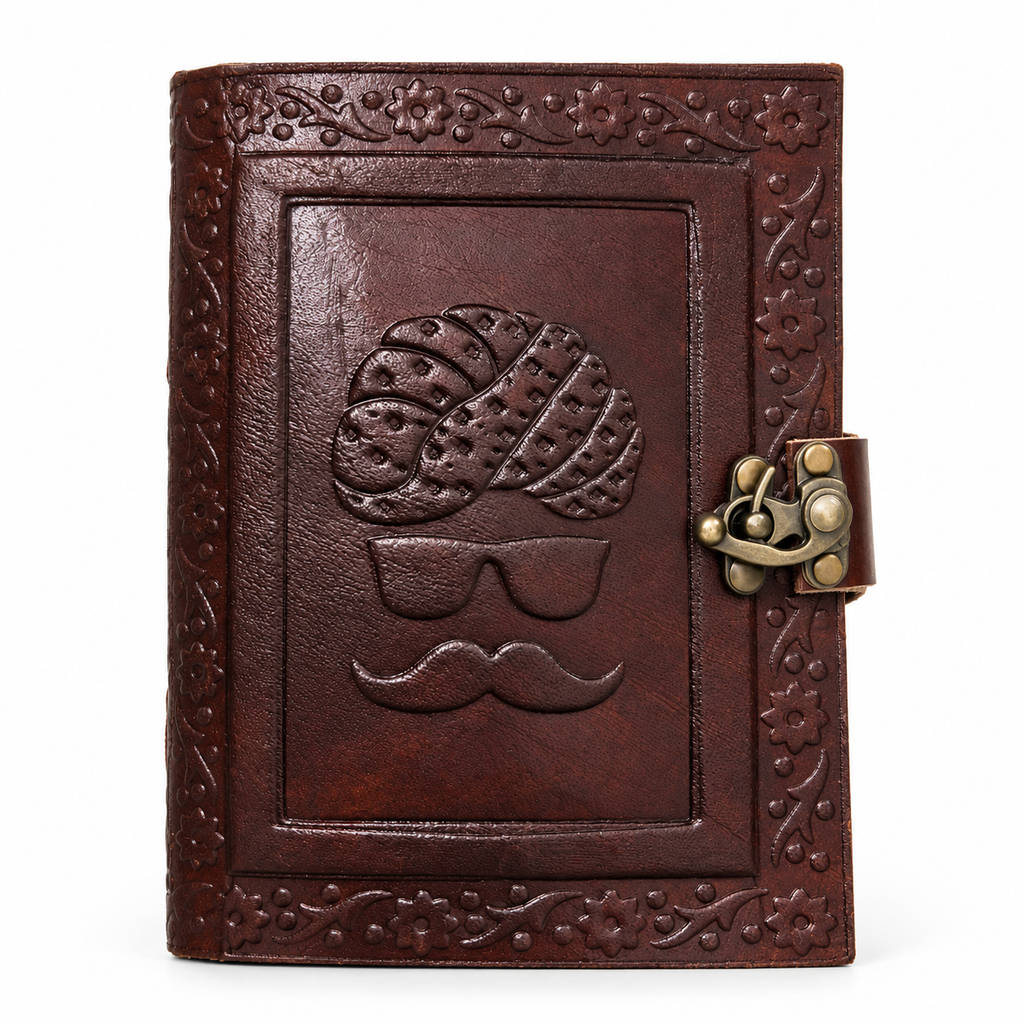 Royal Swagger Embossed Leather Journal