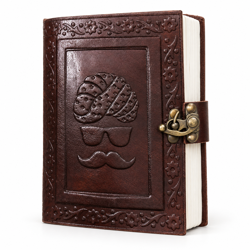 Royal Swagger Embossed Leather Journal