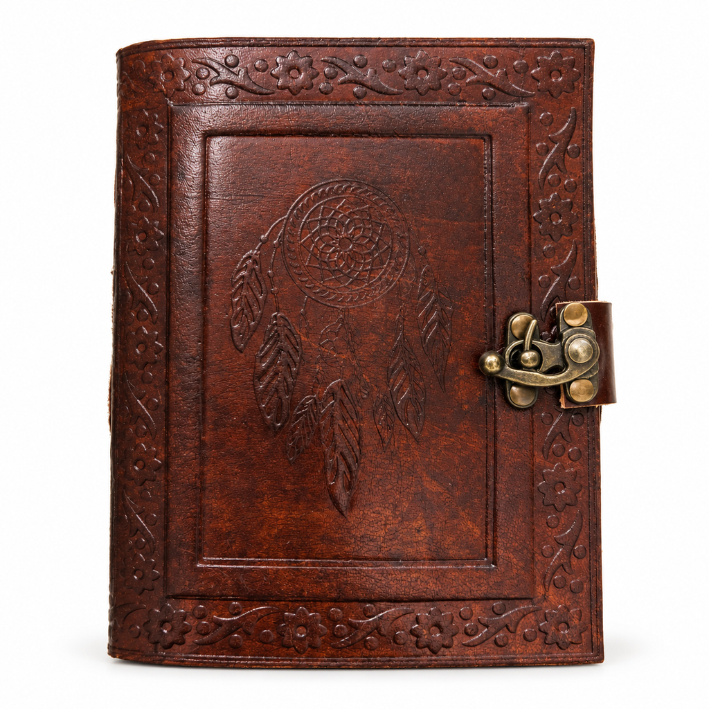 Dreamcatcher Embossed Leather Journal