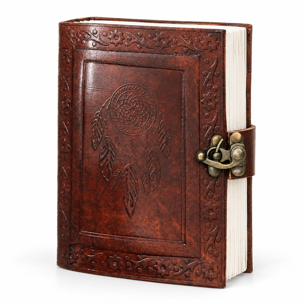 Dreamcatcher Embossed Leather Journal