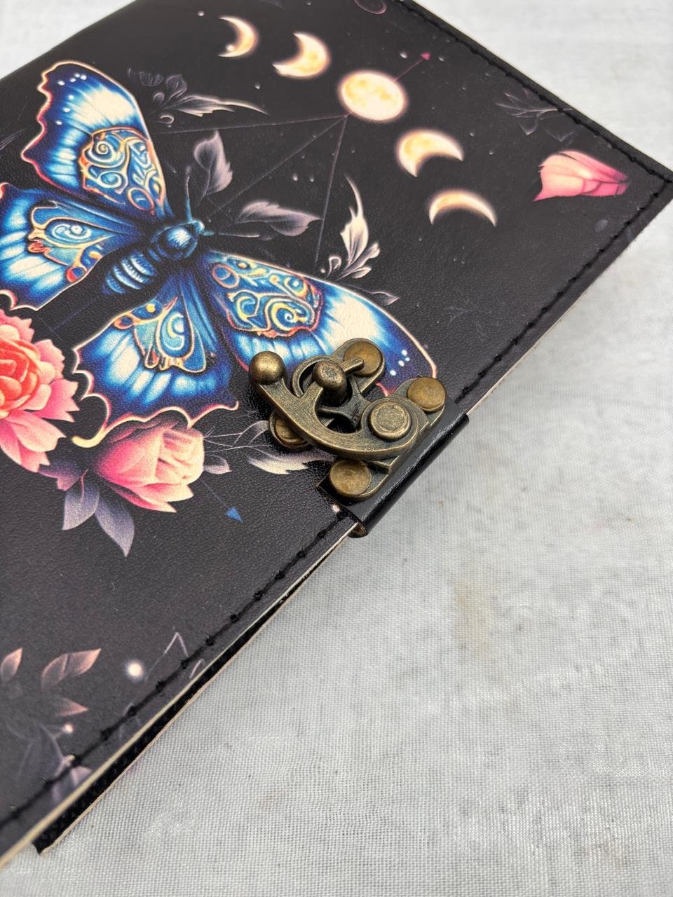 Midnight Butterfly Leather Journal image 3