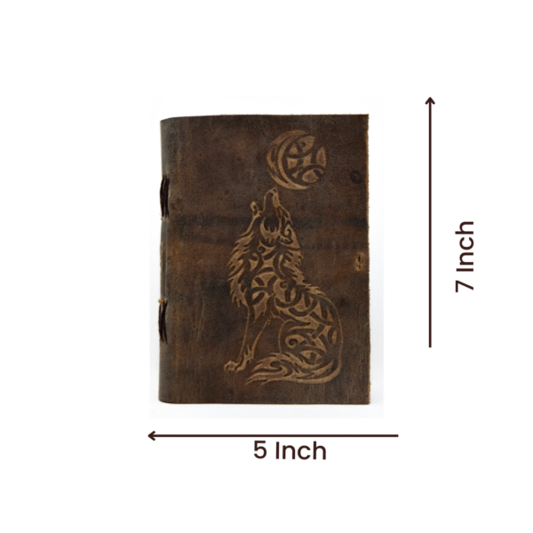 Howling Wolf Leather Journal - Image 4