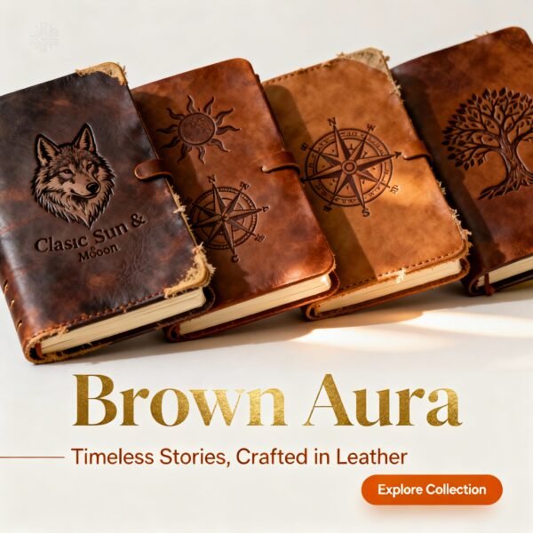 Brown Aura Leather Journals