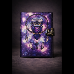 Astral Owl Leather Journal