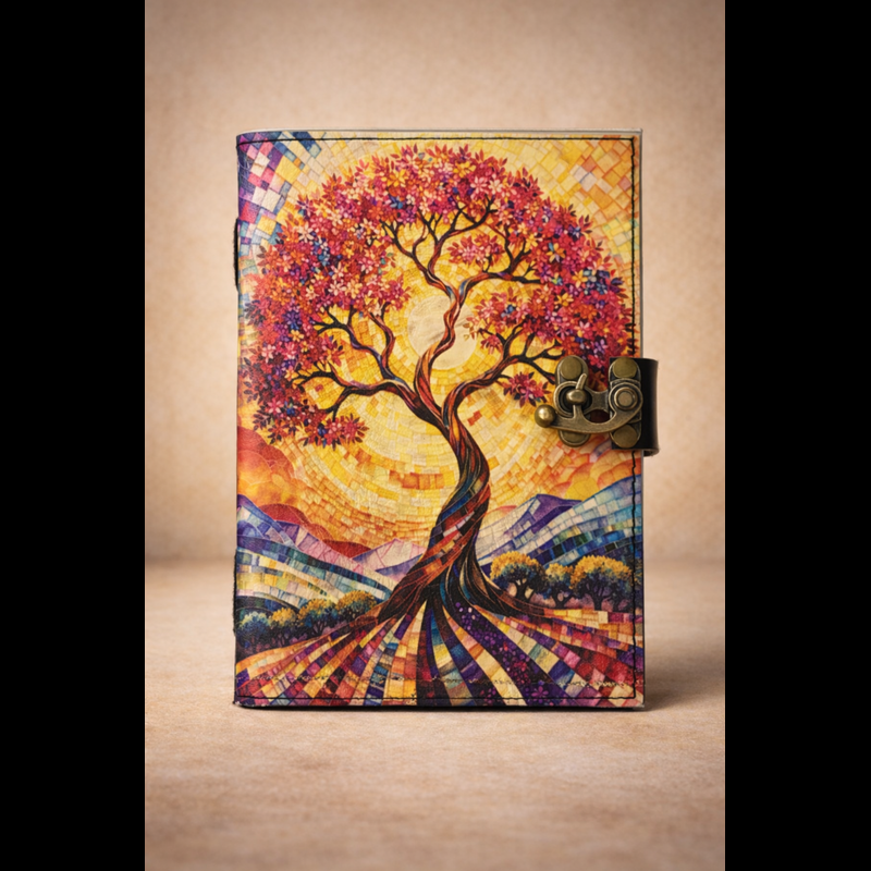 Prism of Life Leather Journal