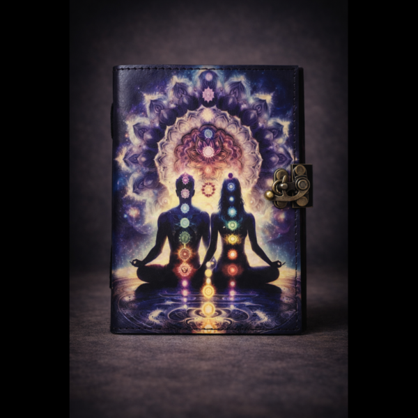 Divine Energy Leather Journal