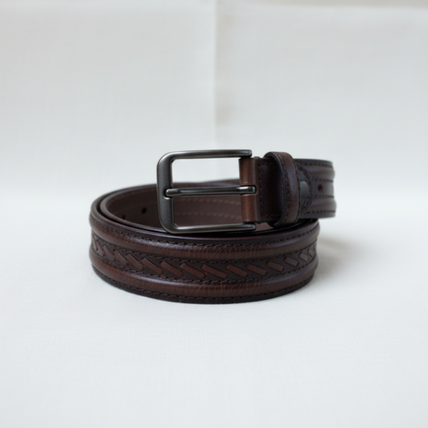 Frontier Braid Leather Belt